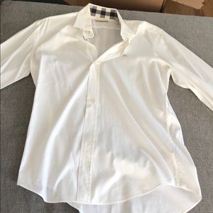 Burberry White Button Down